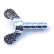 MIDWEST FASTENER Thumb Screw, M1.25 Thread Size, Zinc Plated Steel, 25 mm Lg, 4 PK 31375